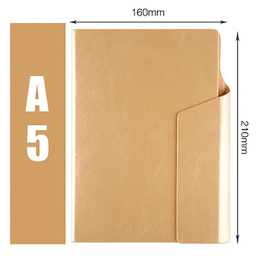 A5 Include pen Мягкий кожаный A5 горизонтальный Coverpad милый планировщик на неделю планировщик для путешественников простой блокнот для студентов школы Suplies - Цвет: A5 Include pen