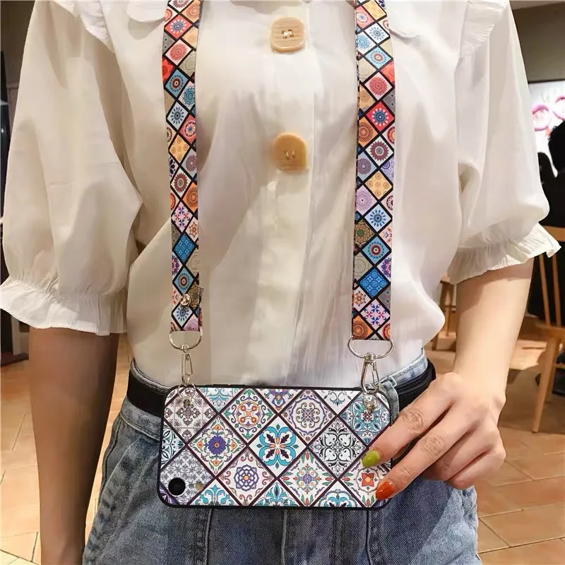 a31 a51 a71 case crossbody lanyard vintage soft back cover for samsung note 10 lite 20 9 s8 s9 s10 lite s20 s21 plus a50 a70 free global shipping