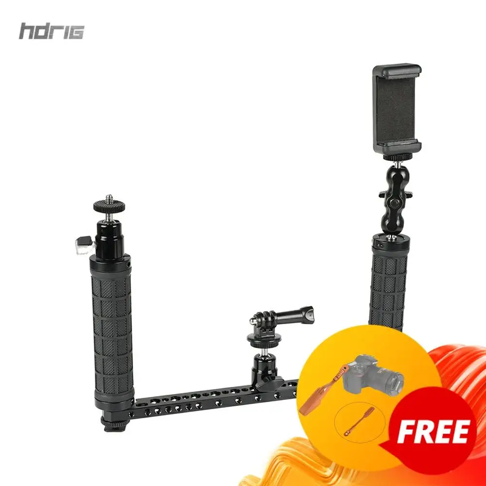 HDRIG двойная резиновая рукоятка с держателем в комплекте со стандартным