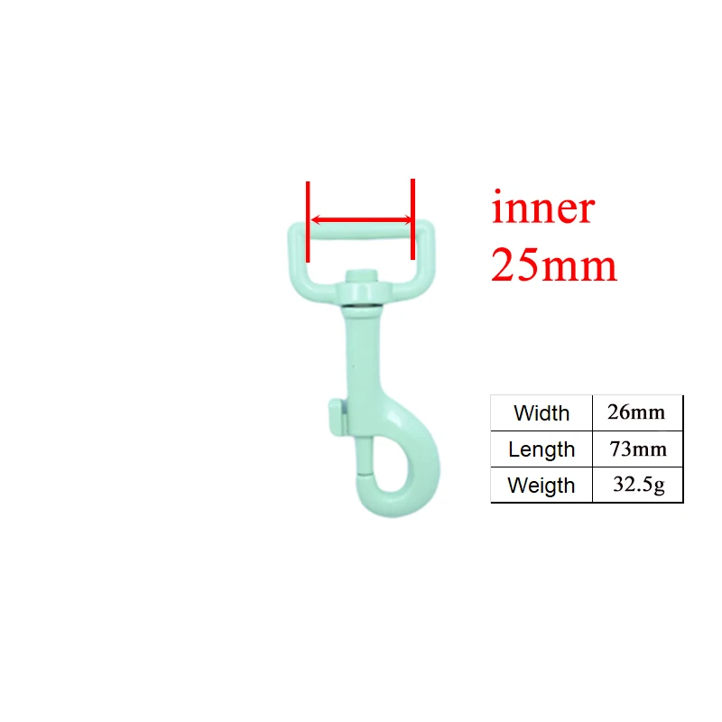 50 шт./лот зеленая краска для выпечки зажим собаки прочный и крепкий поворотный