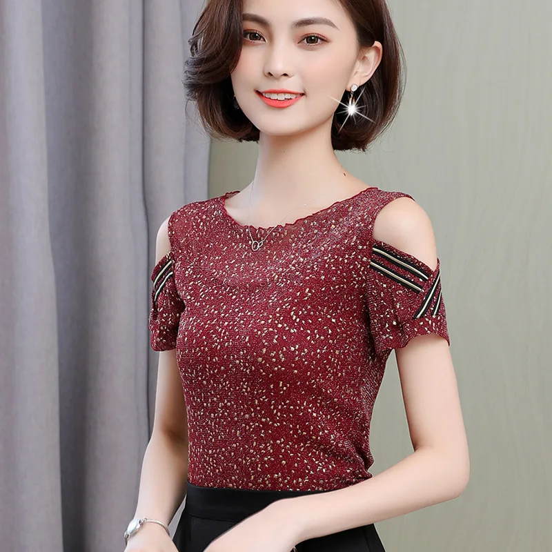 

Женская весенне-летняя Новинка 2021 Женская мода с коротким рукавом черный