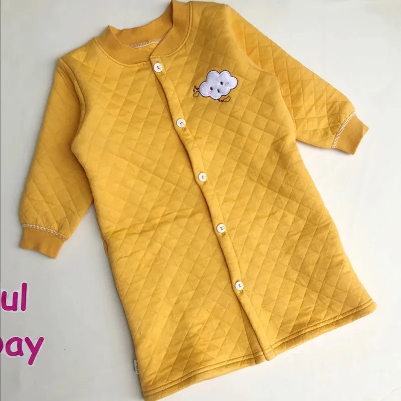 

Baby Cotton Sleeping Bag Infant Autumn Winter Pajamas Boys Girls Nightgown Children Sleepwear Newborn Long Sleeve Nightdress