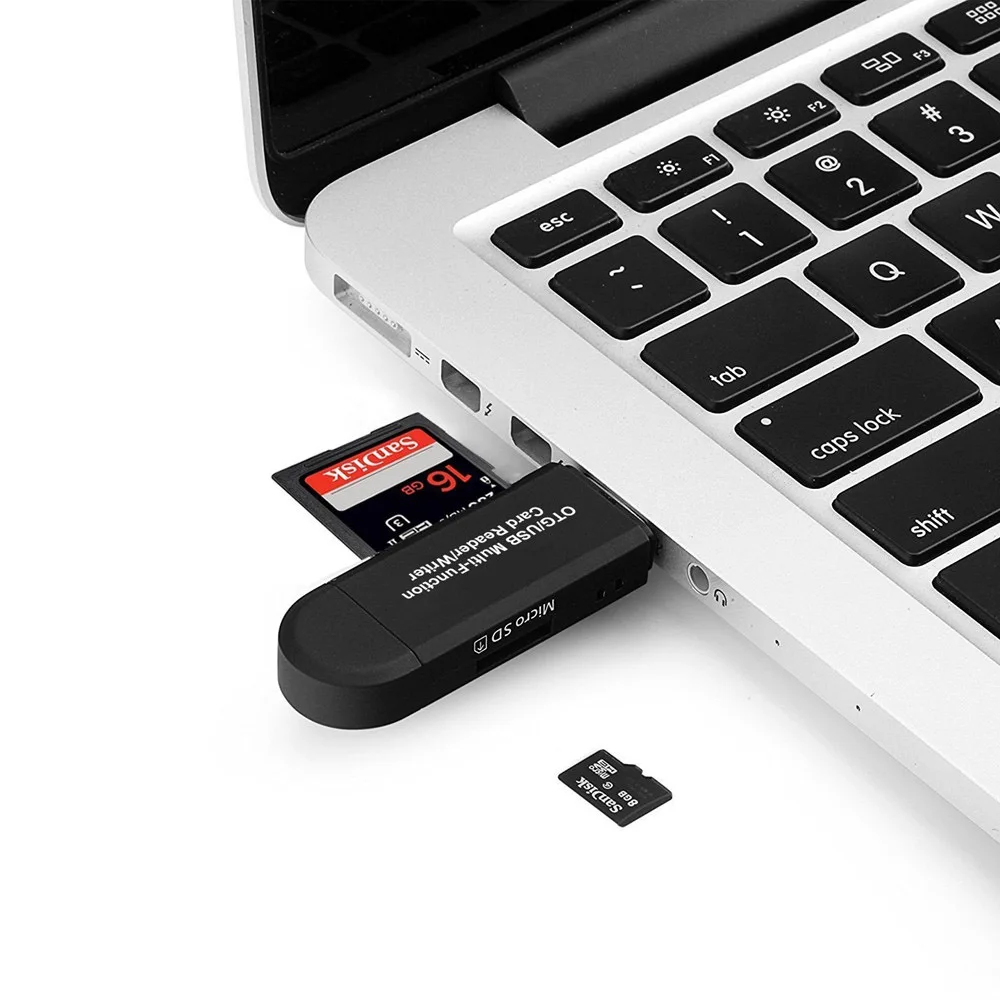Адаптер для чтения карт OTG высокоскоростной флеш-диск USB 2 0 универсальный TF/SD