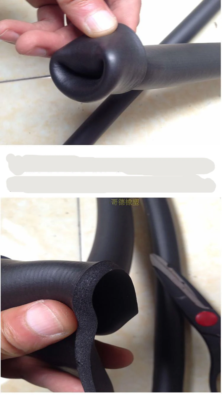 Теплоизоляционная губка для труб 32/36/40/50 мм (внутренний диаметр) 1 м фитнеса