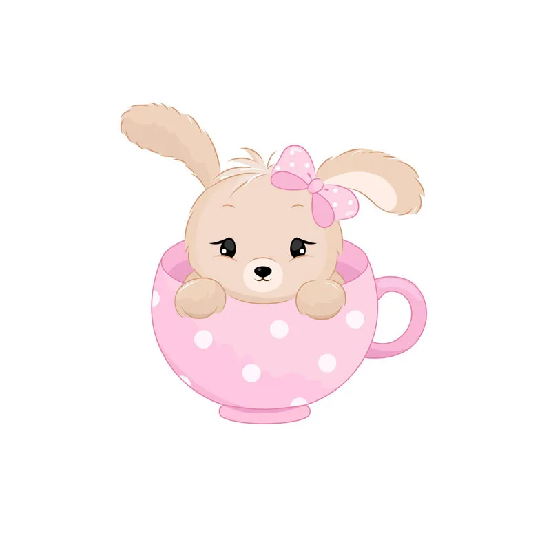 Рождественская бирка Teacup в виде животного на день бритья металлические Вырубные