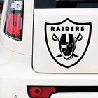 Забавные Raiders виниловые наклейки на машину наклейка для Зеркало заднего вида автомобилей головной крышка двигателя украшения окон Американский футбольная команда
