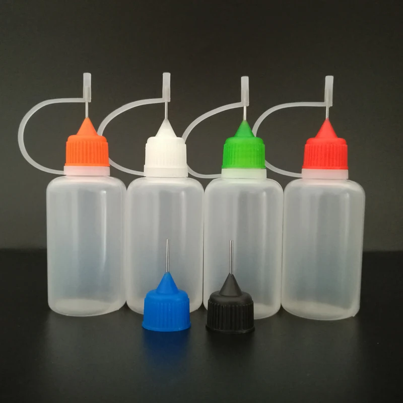 

50pcs 30ml Needle Tip Glue Applicator Bottle for Paper Quilling DIY Scrapbooking Paper Craft Tool