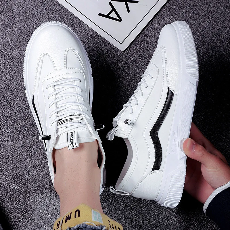 

2021 spring and summer breathable canvas shoes men's trend men's shoes all-match casual white shoes men's cloth shoes