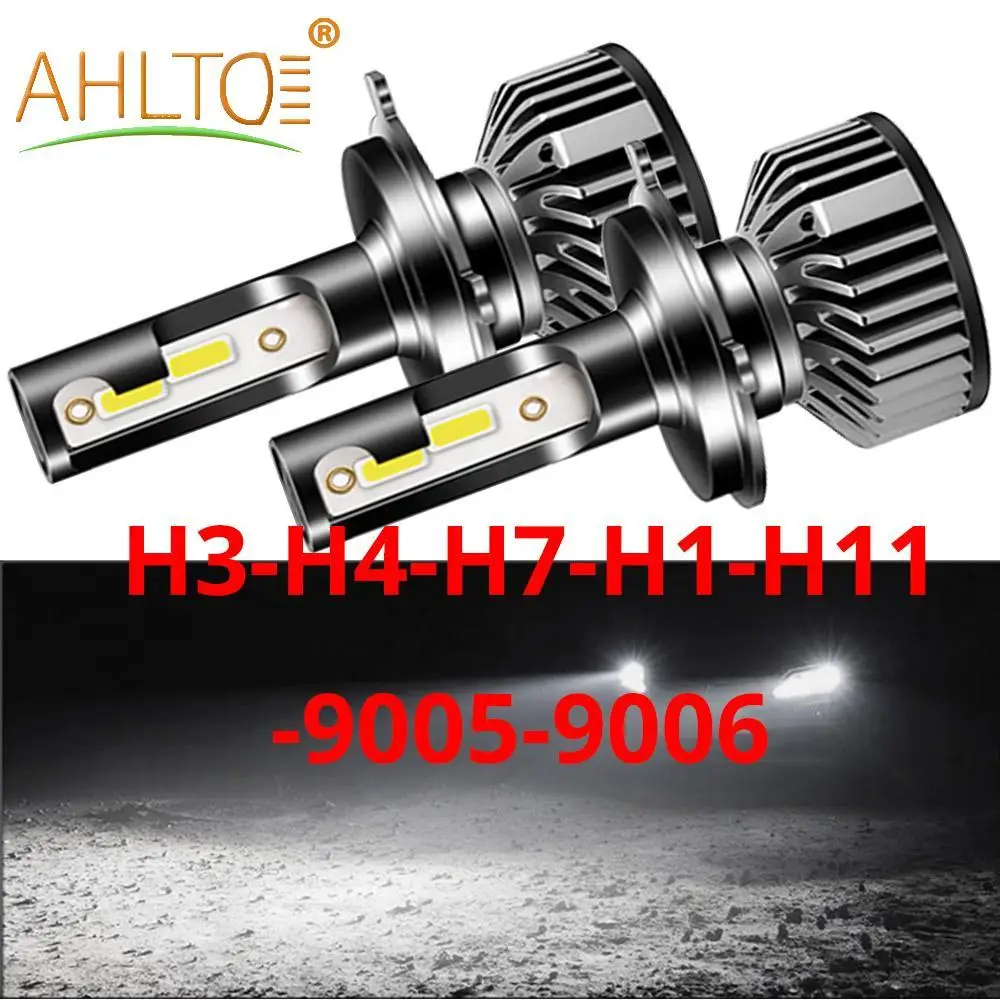 2X авто светодиодный H1 H11 9005 H7 со светодиодными кристаллами для автомобилей