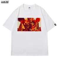 one punch man funny anime womens t shirt 2021 summer loose soft oversized t shirt unisex girl print tops tees streetwear
