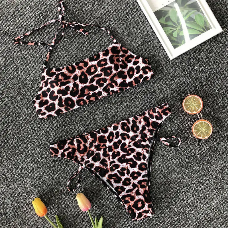 

Bandeau Female Solid Black Swimwear Bikini Set Bathing Suit Beachwear 2020 Sexy Women High Waist Bikinis Swimsuit