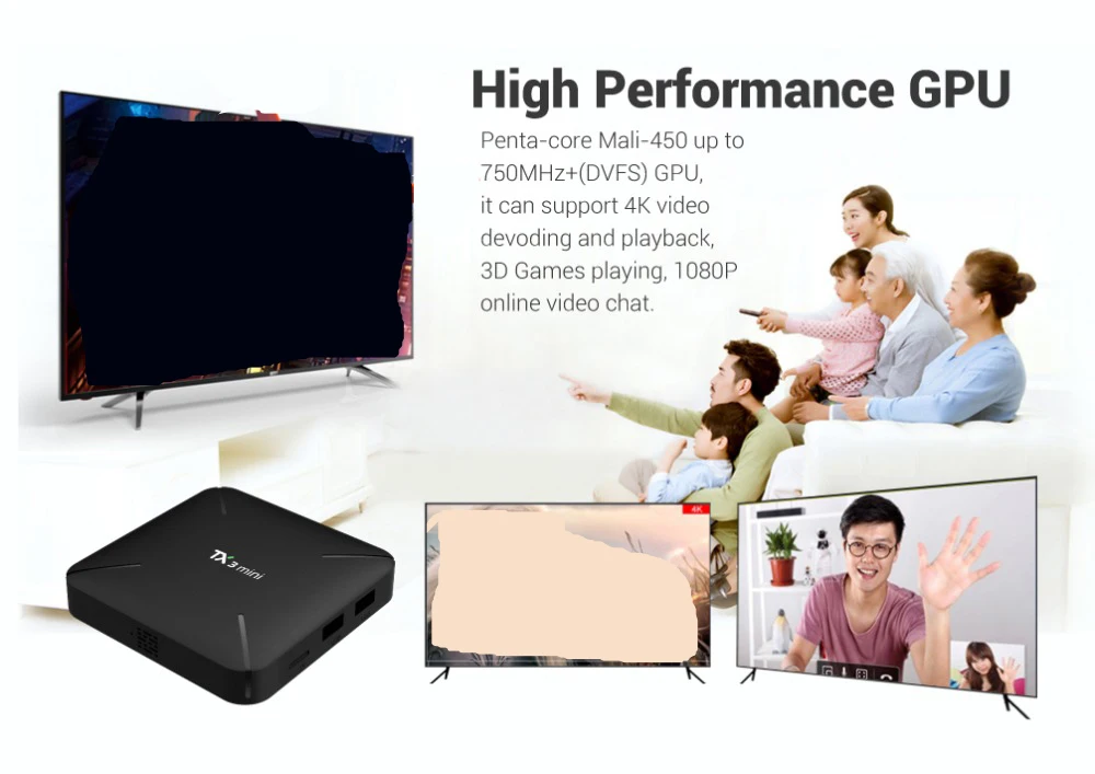 10 шт./партия Tanix TX3 Mini L Android 7,1 tv Box Amlogic S905W 1 ГБ 8 ГБ/2 ГБ 16 ГБ 2,4 г WiFi