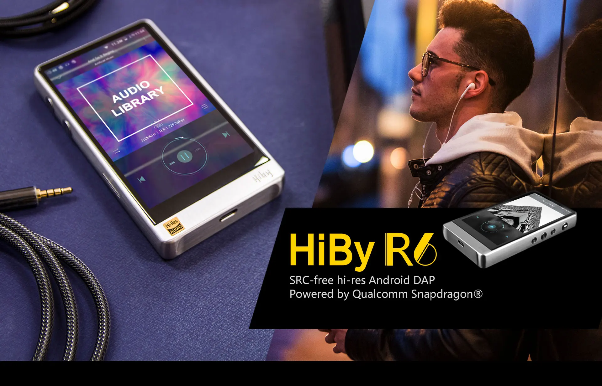 HiBy R6 Высокое разрешение аудио портативный плеер Hi-Res музыкальный плеер Bluetooth MP3 плеер HiFi музыкальный плеер Amazon музыка Ultra HD