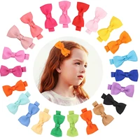 colorful bowknot with metal clip sweet hairgrips for kids children cute small hairpins girls hair accessories scrunchies