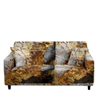 Мраморный абстрактный секционный чехол для дивана в полоску, покрытие для дивана с чернильной волной, эластичные чехлы для сидений, 3 местный чехол для дивана, Asiento Sofa Cojin