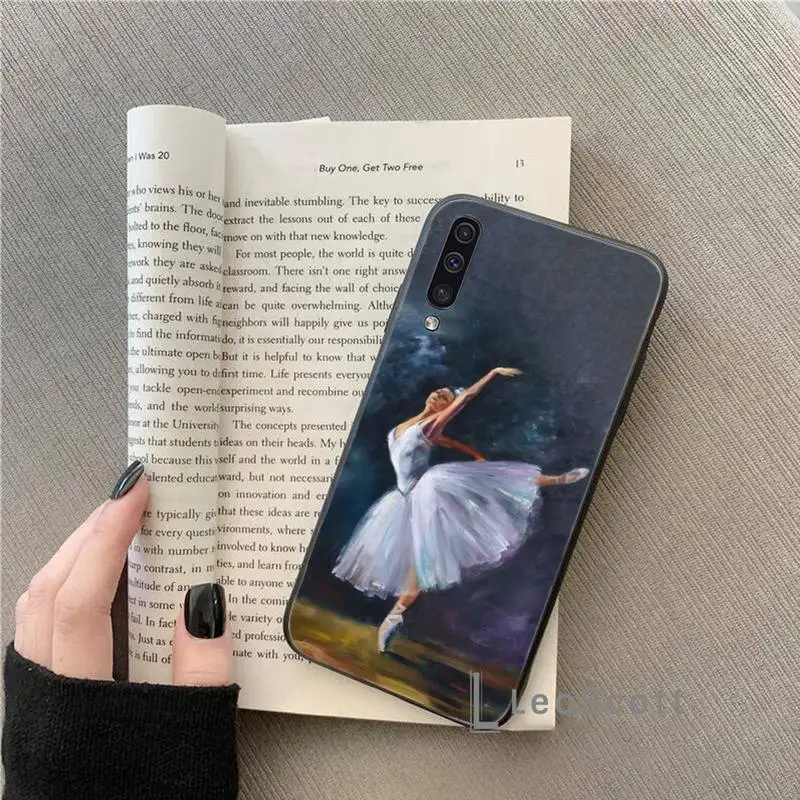 

Ballerina Dance Ballet Girl Phone Case For Samsung A20 A30 30s A40 A7 2018 J2 J7 prime J4 Plus S5 Note 9 10 Plus