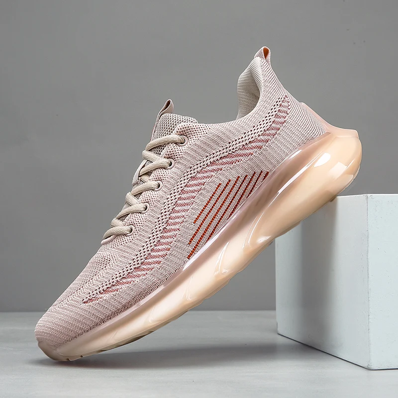 

Дышащие износостойкие туфли, весна 2021, мужская повседневная обувь, нескользящая обувь на мягкой подошве, уличная легкая обувь, сетчатые туф...