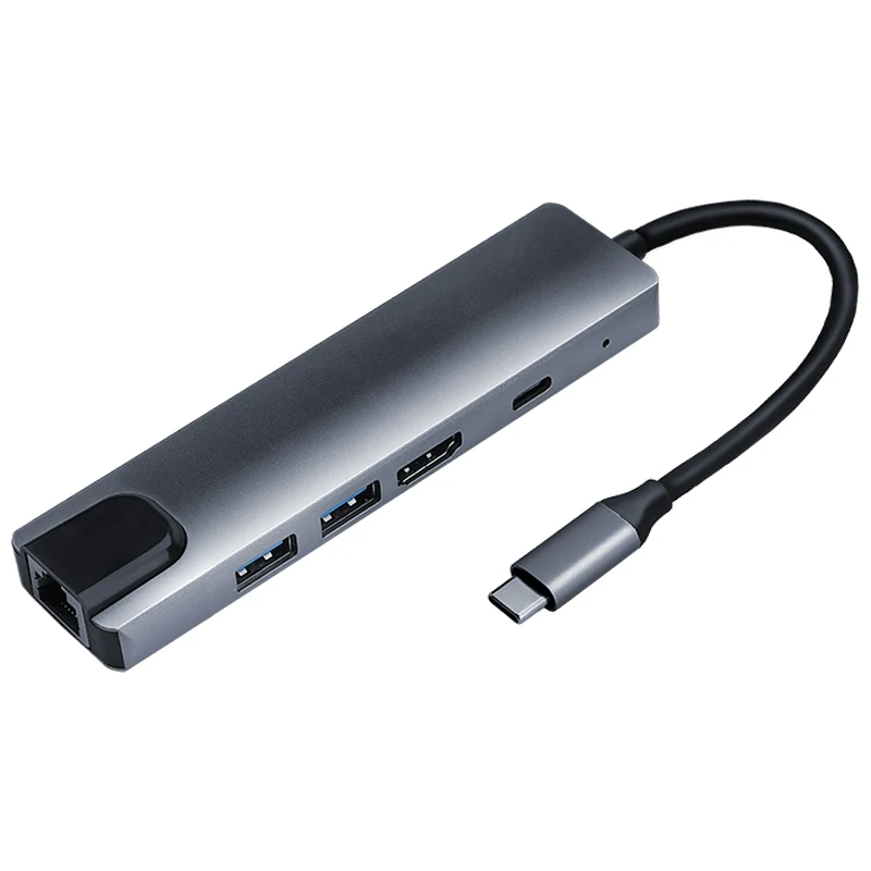 Кабель с разъемами типа c и HDMI PD 5 в 1 ноутбук док станция usb 3 0 адаптер HD hub UGREEN для