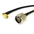 РЧ коаксиальный кабель RG58 N Тип папа к SMA Мужской правый угол 90 градусов свиной хвост adpater для WIFI антенны