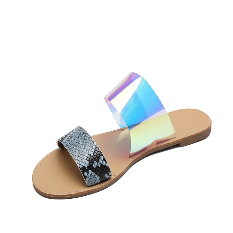 SAGACE/женские шлепанцы в римском стиле Повседневные Шлепанцы на плоской подошве