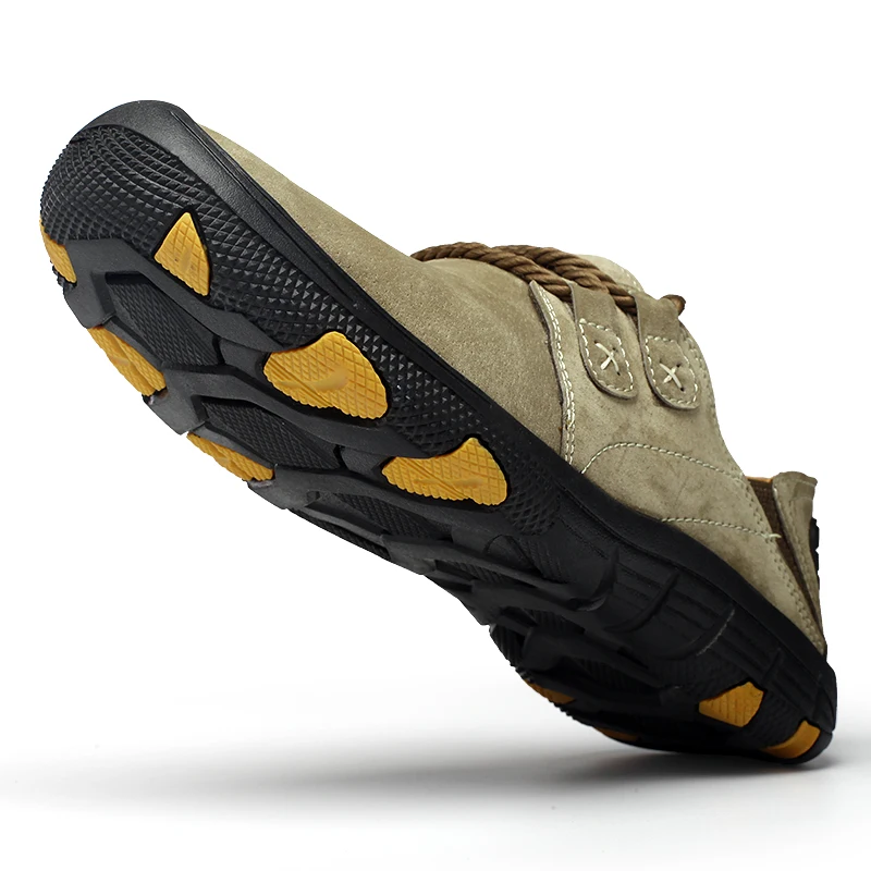 

New Genuine Leather Casual Shoes Men Loafers Suede Men Shoes Breathable Outdoor Training Shoes Walking sneakers