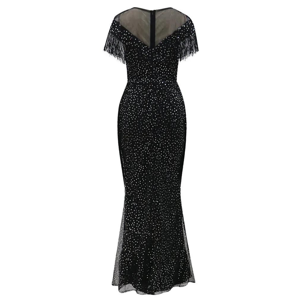 2020 женское платье без рукавов с блестками торжественное на свадьбу Платье