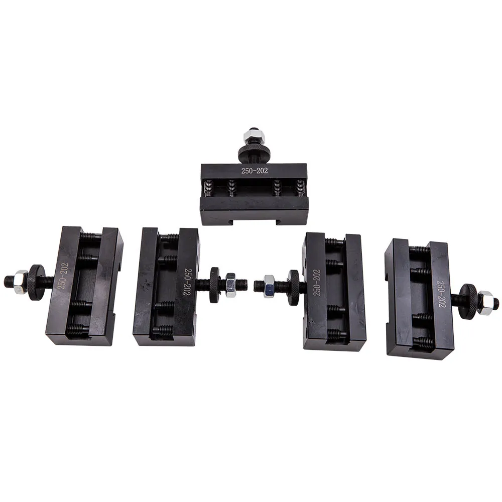 

5pcs Quick Change Turning Facing & Boring Tool Post Holder 250-202