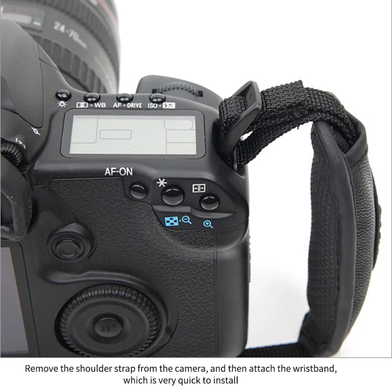 Регулируемый и противоударный ремешок для DSLR камеры защитный браслет на