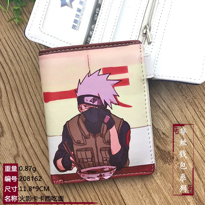 Аниме Узумаки Шипуден Хатаке Какаши кошелек Учиха Саске Кошелек для монет | Багаж