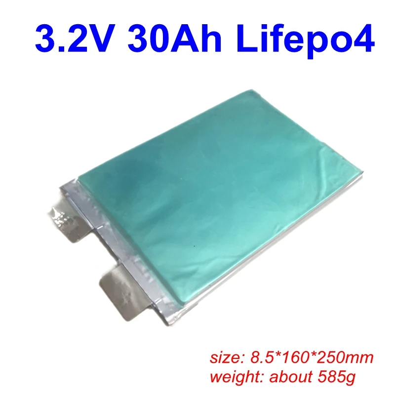 

2500cycles 3.2v 30Ah lifepo4 battery 3.2V Pouch Lithium iron Phosphate Cells for diy 12v 24v 48v ebike sctoor battery pack