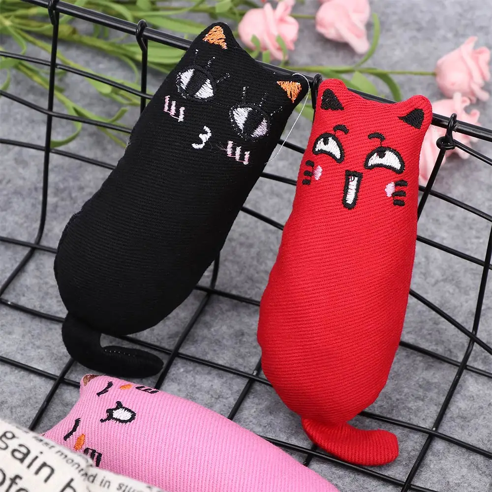 Милый интерактивный плюшевый Кот игрушка для питомца котенок жевательная