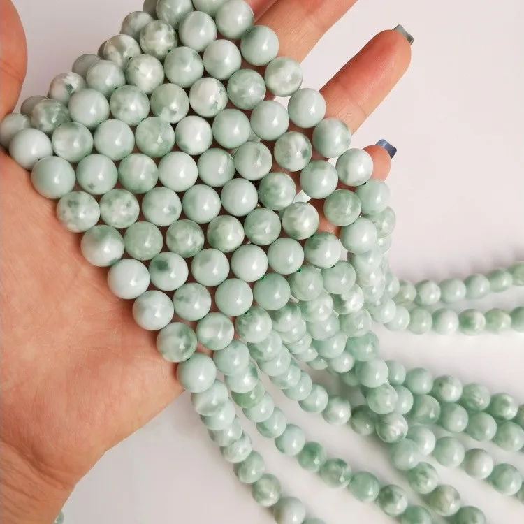 

Бусины россыпью из бусин, Ларимар, круглые бусины 6/8/10/12 мм, 14 дюймов для изготовления ювелирных изделий своими руками, FPPJ, оптовая продажа бусин, натуральный драгоценный камень