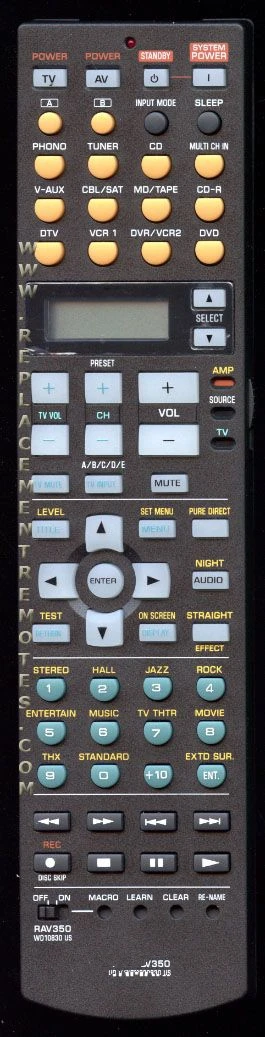 

Пульт дистанционного управления для аудио/видео приемника YAMAHA DSPAX740 DSPAX750 HTR5490 RXV1200 RXV1200RDS RXV1700 RXV740 RXV750 RXV757