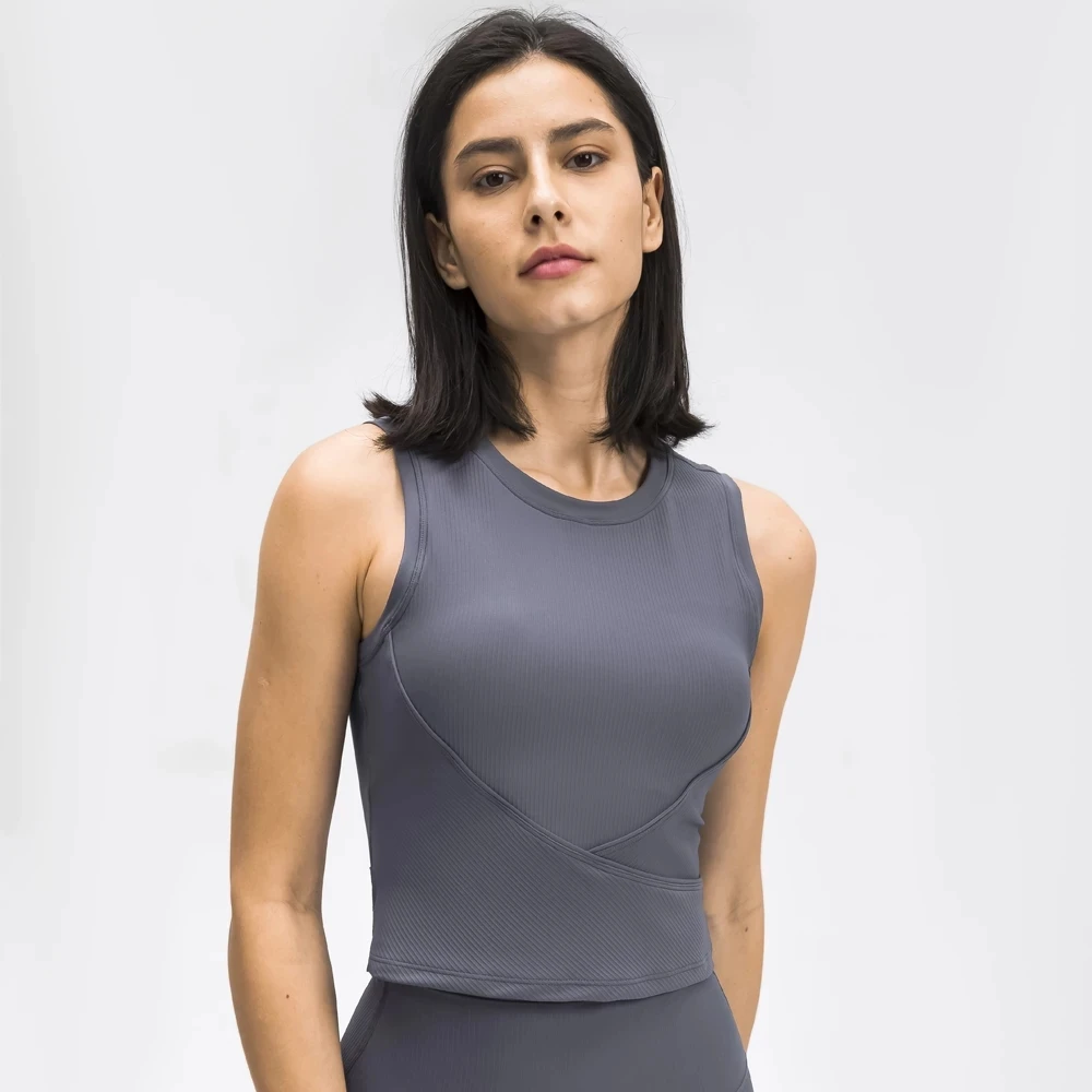 

NWT 2021 Women T Shirt Fitness Gym Running Shirt Sexy Yoga Vest Sport Bralette Tank Top Breathable Sleevel Shirts