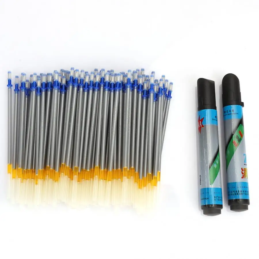 Аксессуары для кожевенного ремесла 2 шт. стираемая водой ручка с 100 ртутного