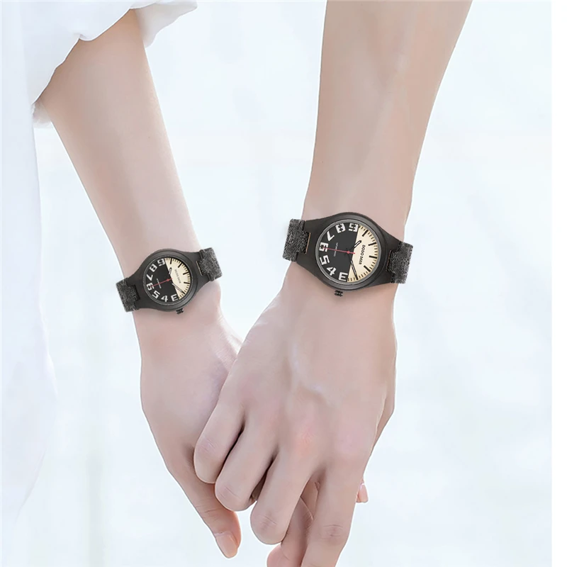 

DODO DEER Wood Coupon Watches for Women Mans часы мужские Leather Band Quartz Male Wristwatch Ladies смарт in Gift Box