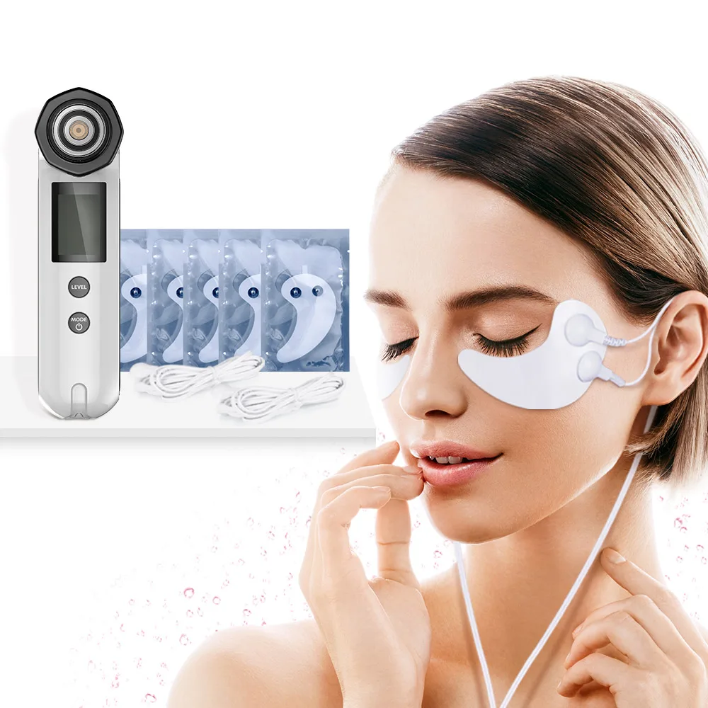 Surebeauty 5 в 1 Вибрирующая светодиодная подсветка Photon RF кожа для лица массажные