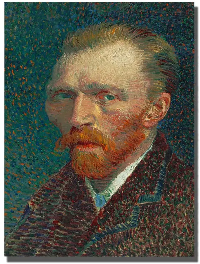 

Brotherhood Vincent Van Gogh Self Portrait Paiting Vintage Reproduction Vintage Style Metal Signs Metal Tin Aluminum Sign