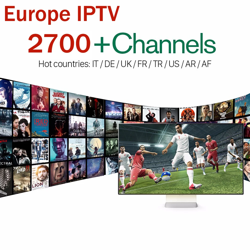 Обновление SUB tv QHD tv 1 год французские арабские каналы Нидерланды африканские США Великобритания европейские IP tv подписка для Android tv Box Smart