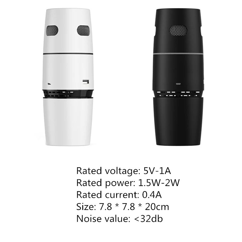 Портативный автомобильный очиститель воздуха освежитель автоматический анион