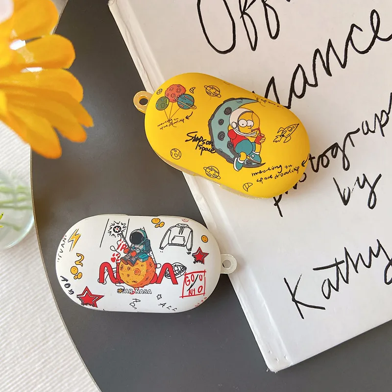 Новый чехол для наушников для Oppo Enco W11 астронавт кристальная Наклейка Мягкий корпус Bluetooth гарнитура защитный чехол для Oppo Enco W31Lite