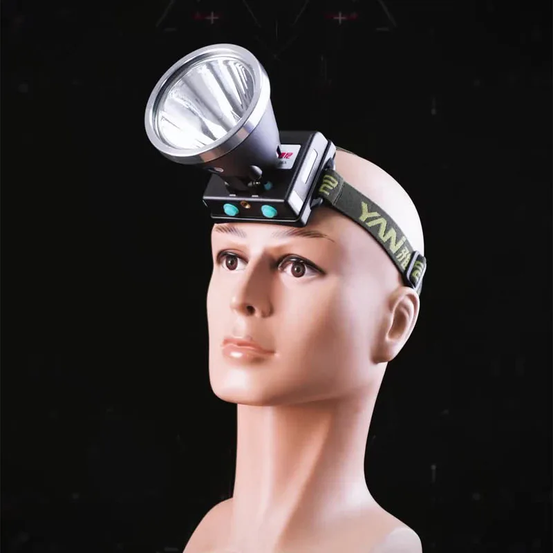 9000mAh Headlamp 20W Luminus SST40 Type-C Rechargeable Head Lamp Smart Wave Senser Waterproof Head-mounted Powerful flashlight