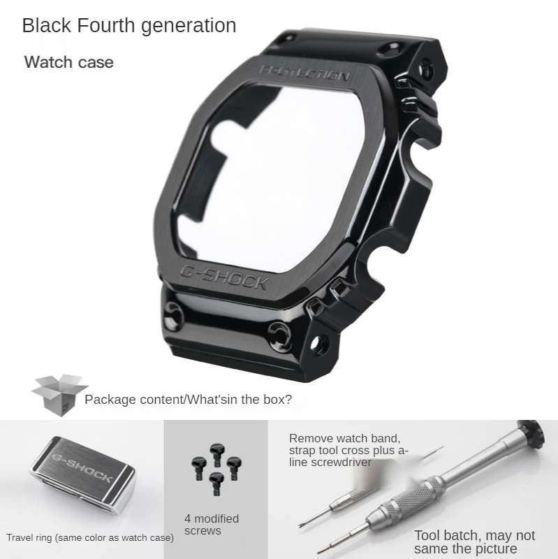 

For Casio DW5600/5610 GW5600E DW/GW5000 Stainless Steel Watchband Case/Bezel 5000 DW5035 Accessories for g shock casioak