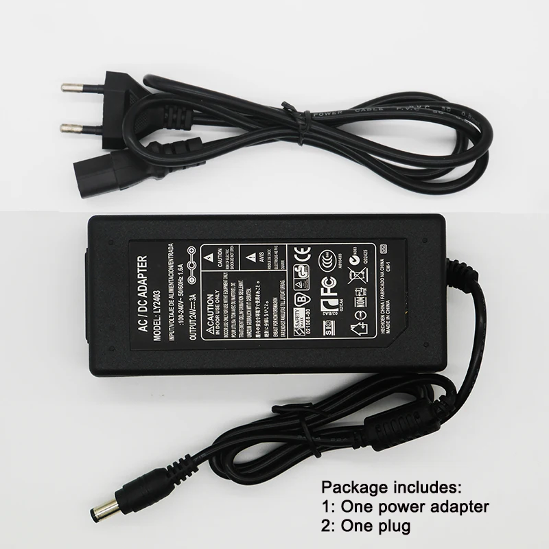 1 шт. AC220V в DC 24 В 3A 72 Вт светодиодный адаптер питания для переключатель мощности