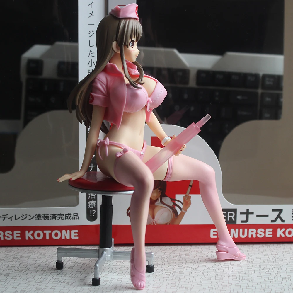 1/6 сексуальная розовая экшн фигурка медсестры Kotone из ПВХ Коллекционная модель