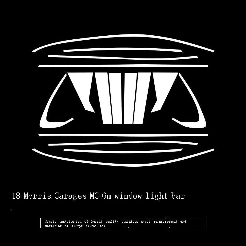 

Accessoires Voiture Decoration Accessories Exterior Car Sticker Window Rear Panel 2017 2018 2019 2020 FOR Morris Garages MG 6