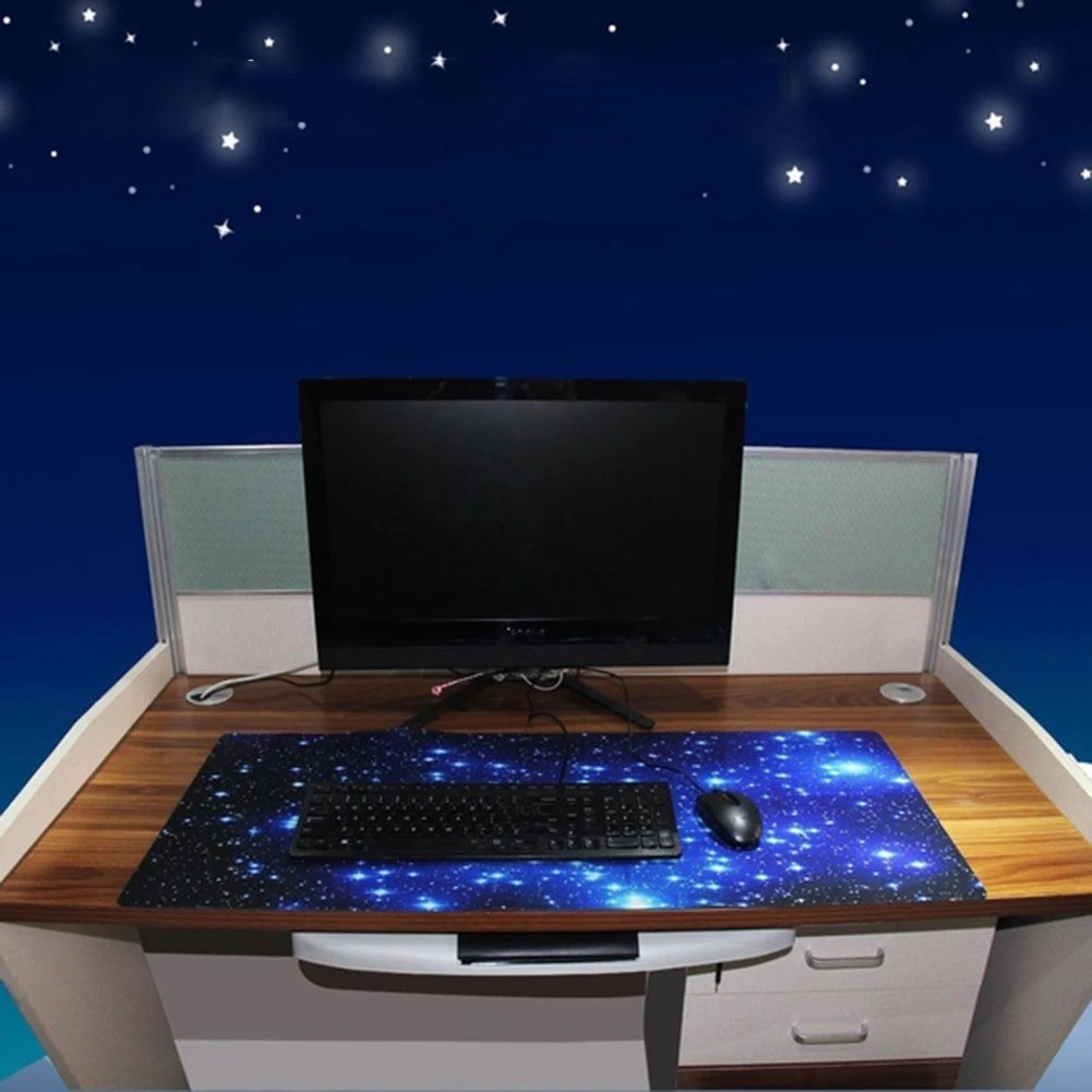 Нескользящий коврик для мыши Galaxy Pattern ноутбука компьютера игр большой