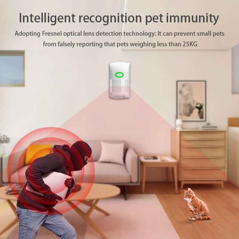 Tuya Smart WiFi Infrared Detectors Outdoor Wireless PIR Alarm Motion Sensor Compatible With Tuya/Smart Life APP Home | Безопасность и