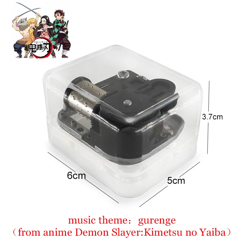 Акриловая Музыкальная шкатулка Windup механическое популярное аниме один раз из