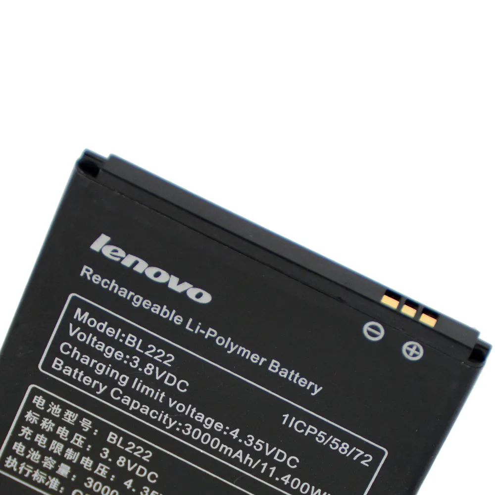 

20pcs/lot Original Battery BL222 For Lenovo S660 S668T Phone Rechargeable High Quality Batteria akku In Stock 3000mAh
